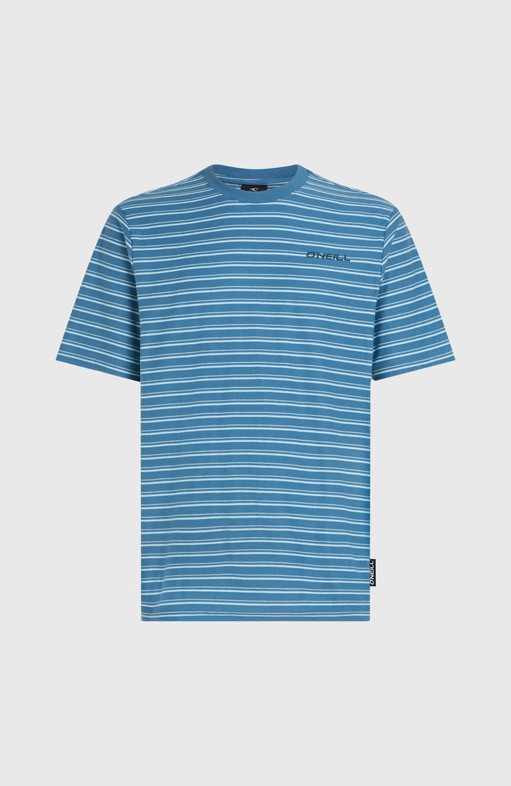 Yarn Stripe T-Shirt | Blue Cali Tee Stripe