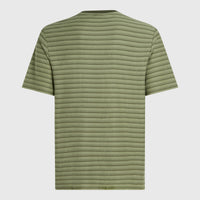 Yarn Stripe T-Shirt | Green Cali Tee Stripe