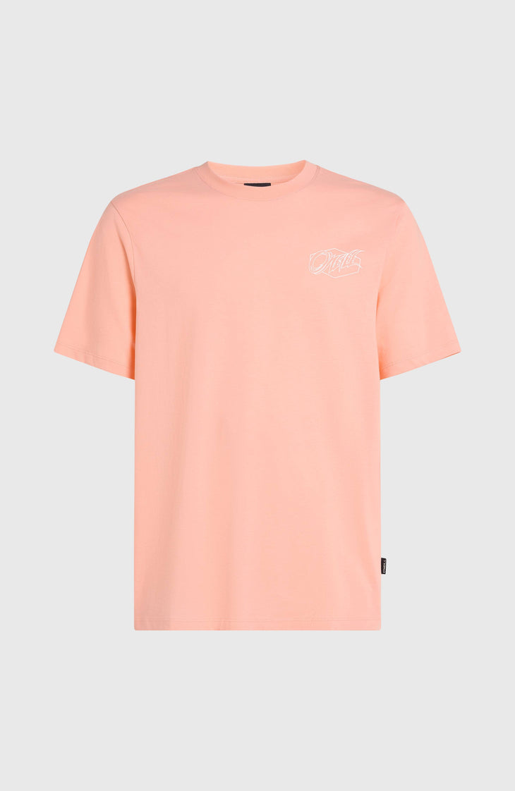 Box Logo T-Shirt | Coral Pop