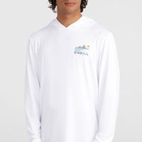 O'Neill TRVLR Series UPF Langarmshirt mit Kapuze | Snow White