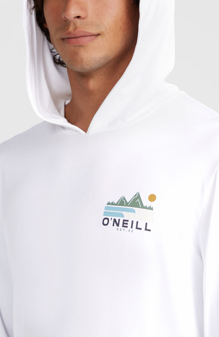 O'Neill TRVLR Series UPF Langarmshirt mit Kapuze | Snow White