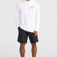 O'Neill TRVLR Series UPF Langarmshirt mit Kapuze | Snow White