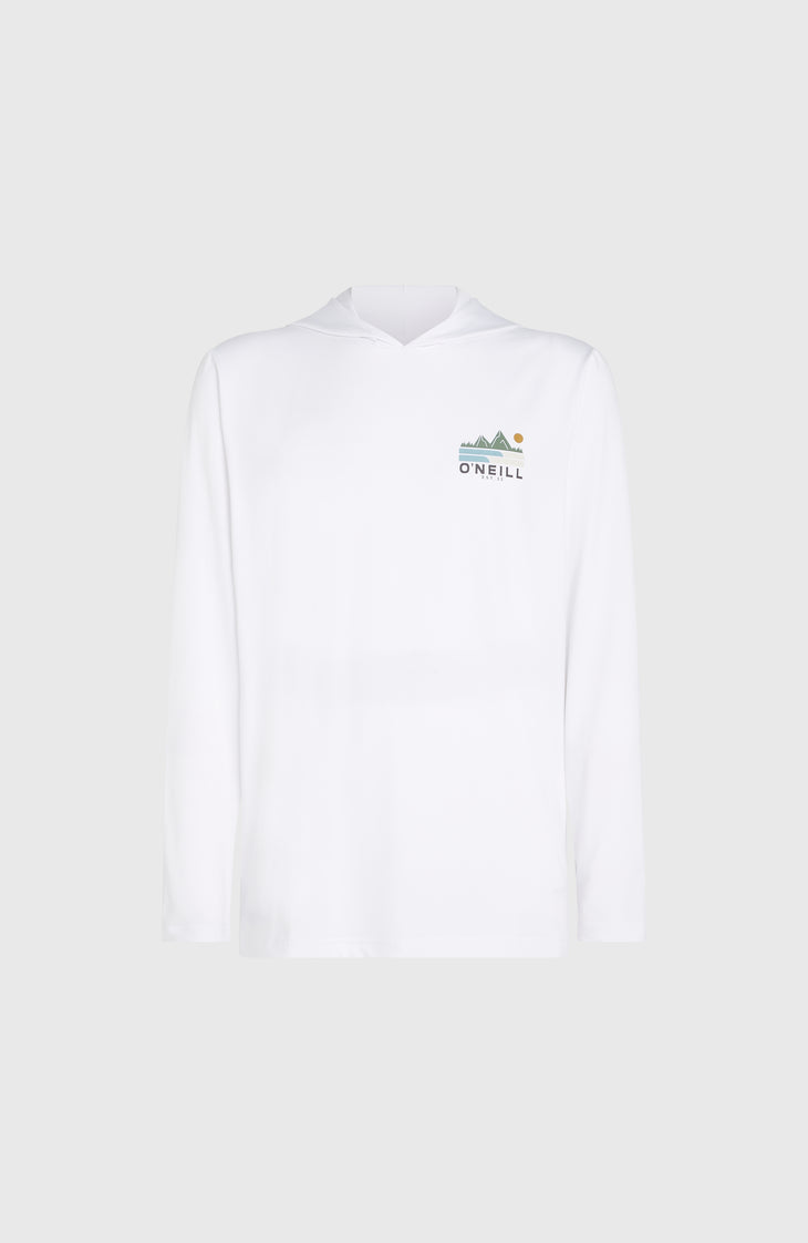 O'Neill TRVLR Series UPF Langarmshirt mit Kapuze | Snow White