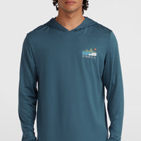 O'Neill TRVLR Series UPF Langarmshirt mit Kapuze | Midnight Navy