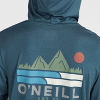 O'Neill TRVLR Series UPF Langarmshirt mit Kapuze | Midnight Navy