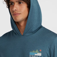 O'Neill TRVLR Series UPF Langarmshirt mit Kapuze | Midnight Navy
