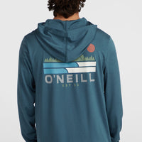 O'Neill TRVLR Series UPF Langarmshirt mit Kapuze | Midnight Navy