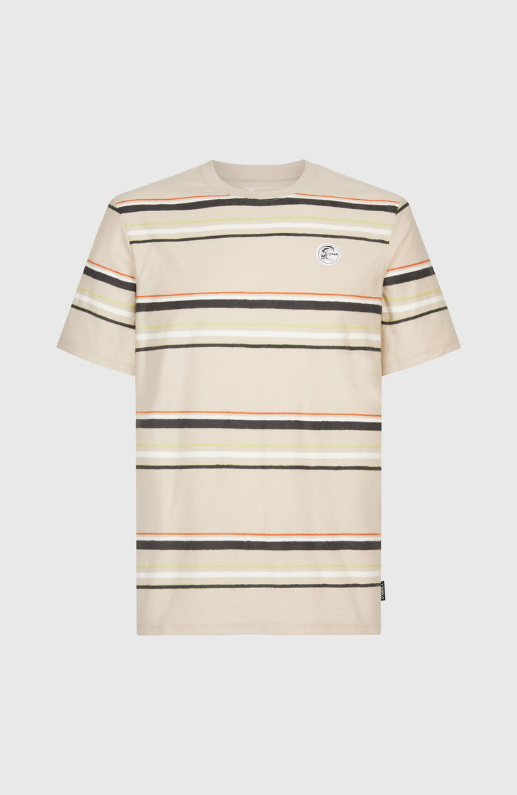 O'Riginals Stripe T-Shirt | Beige Originals Retro Stripe