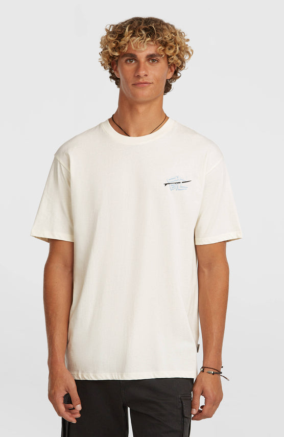 O'Neill Retro Back-Print T-Shirt | Snow White