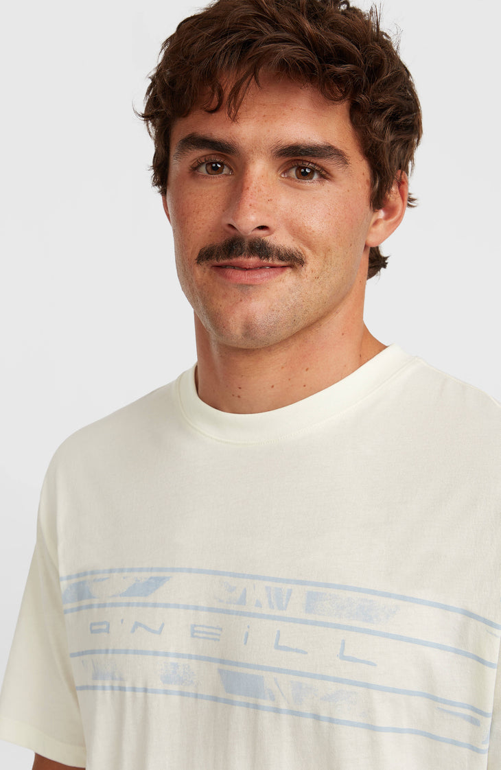 O'Neill Flower Stripe T-Shirt | Snow White
