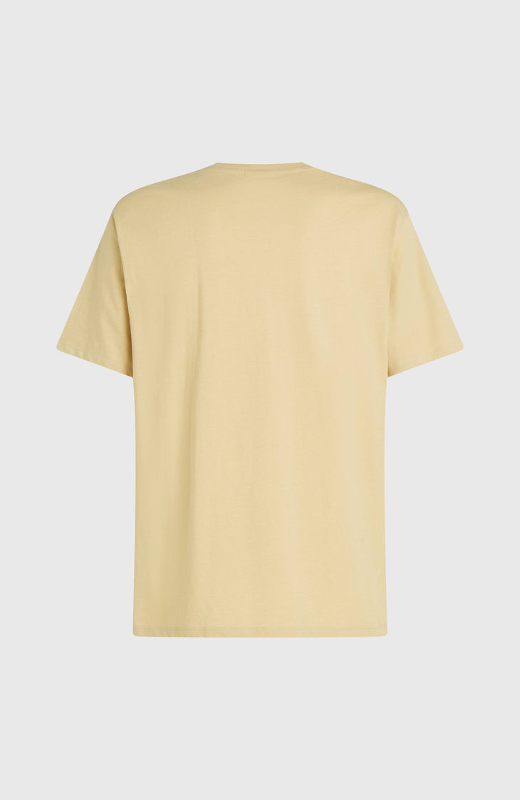 Melange Chest-Print T-Shirt | Cocoa Sand
