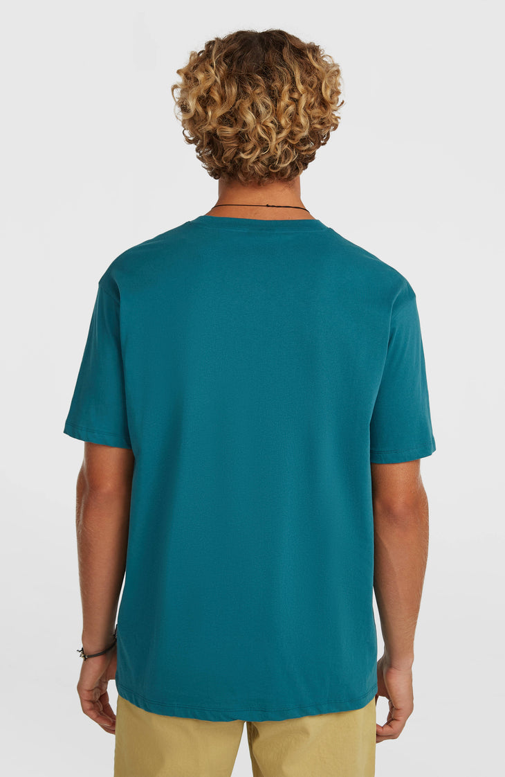 Chest-Print T-Shirt | Botanical Heat