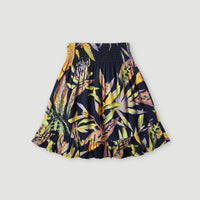 Lilia Smocked Rock | Black Tropical Flower