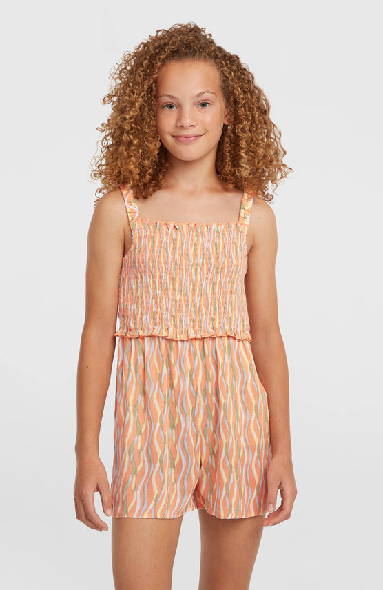 O'Neill Woven Playsuit | Funky Peach Swirly