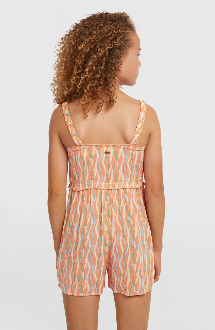 O'Neill Woven Playsuit | Funky Peach Swirly
