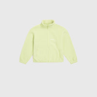 Flauschige Fleecejacke mit Reißverschluss | Lime Wash