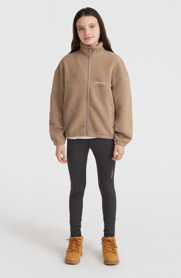 Flauschige Fleecejacke mit Reißverschluss | Concrete