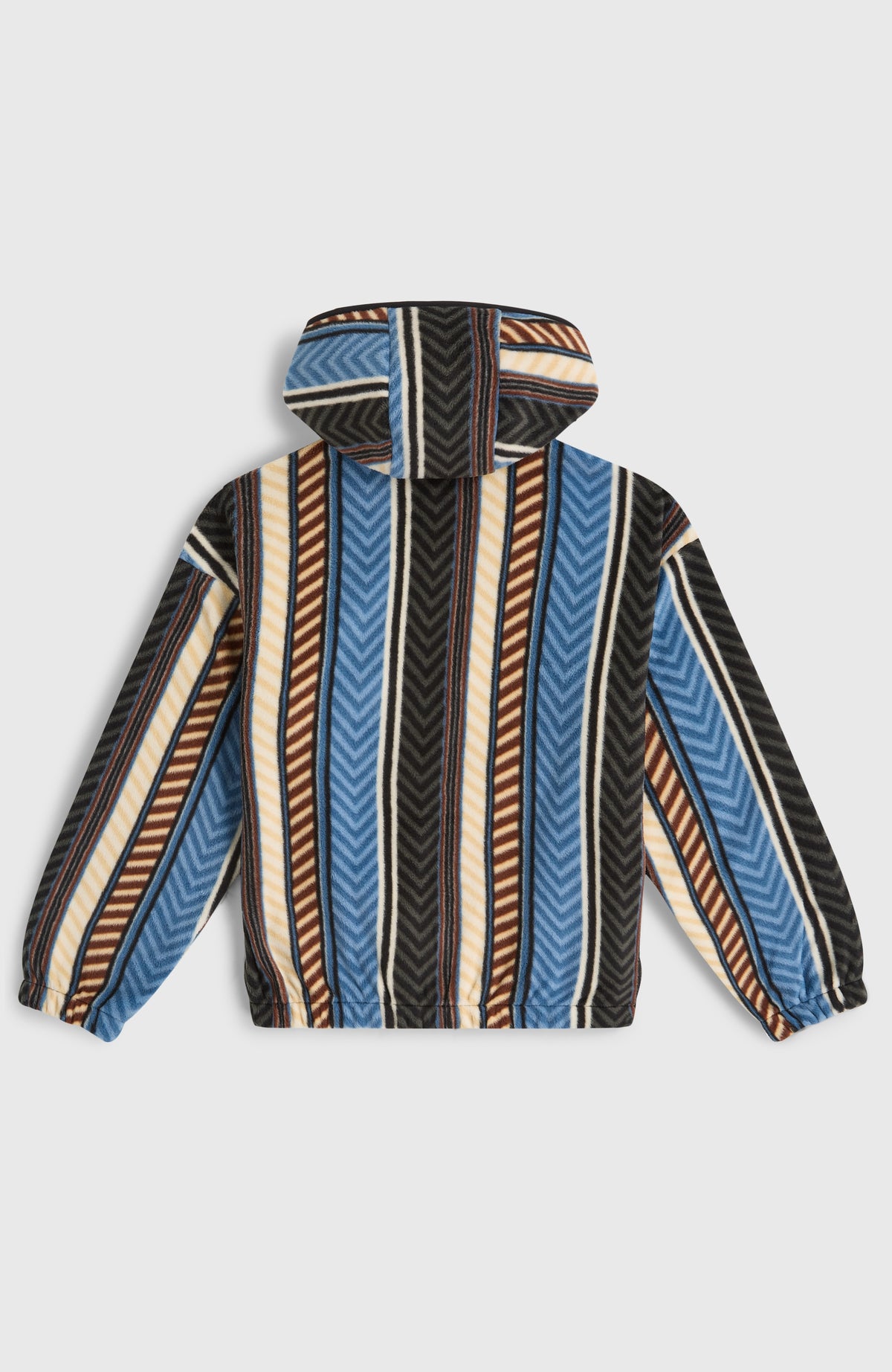 Superfleece Hoodie mit Halbreißverschluss | Blue Vintage O'Neill Stripe