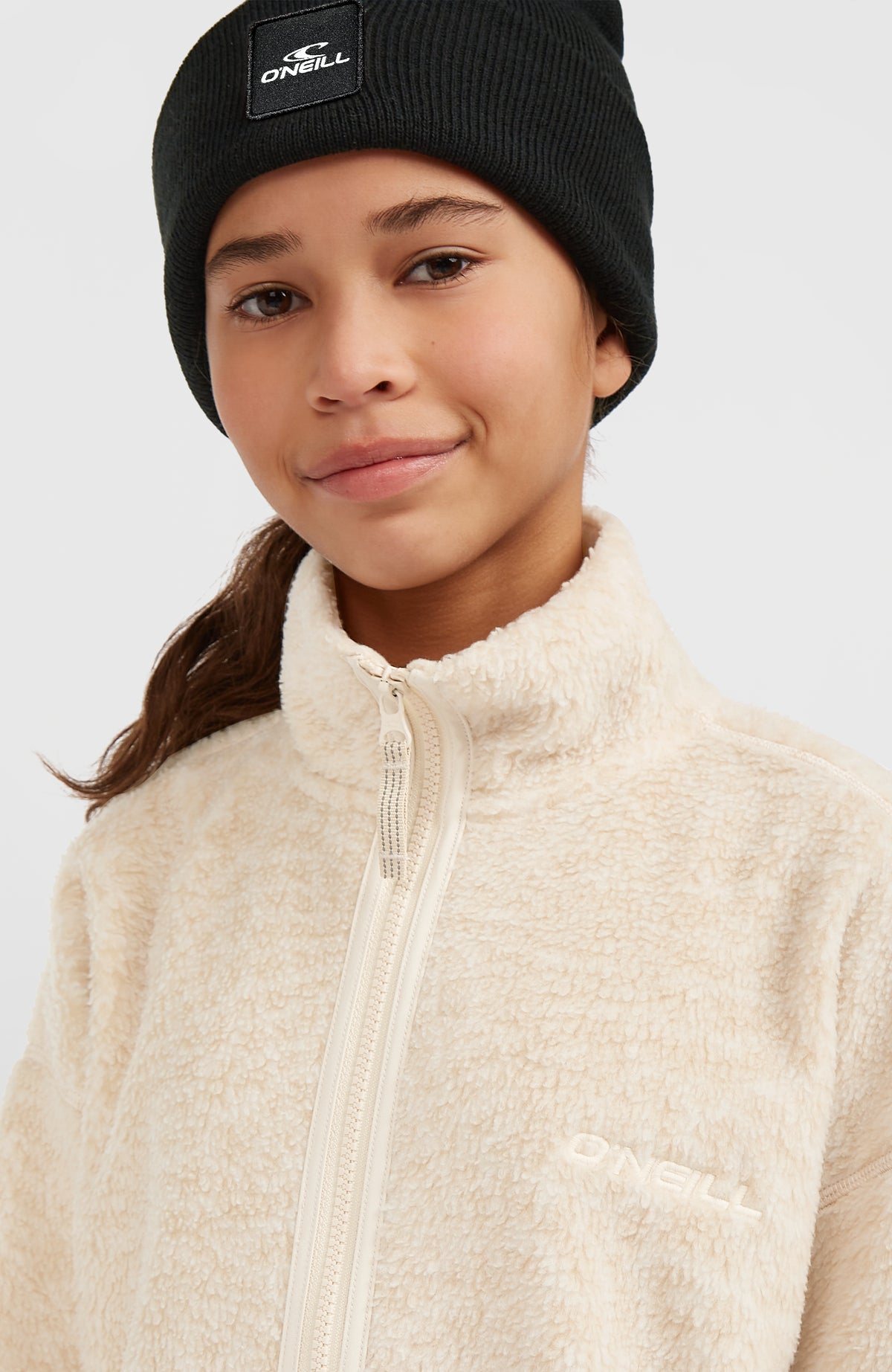 Flauschige Fleecejacke mit Reißverschluss | Macaron Animalica