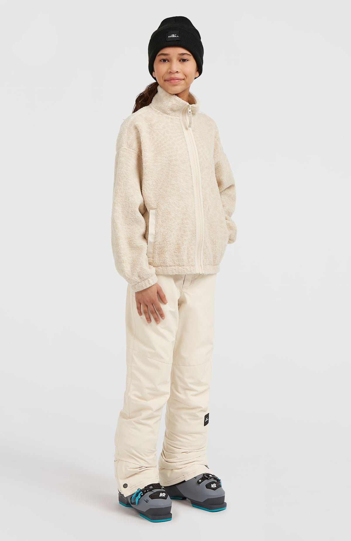 Flauschige Fleecejacke mit Reißverschluss | Macaron Animalica