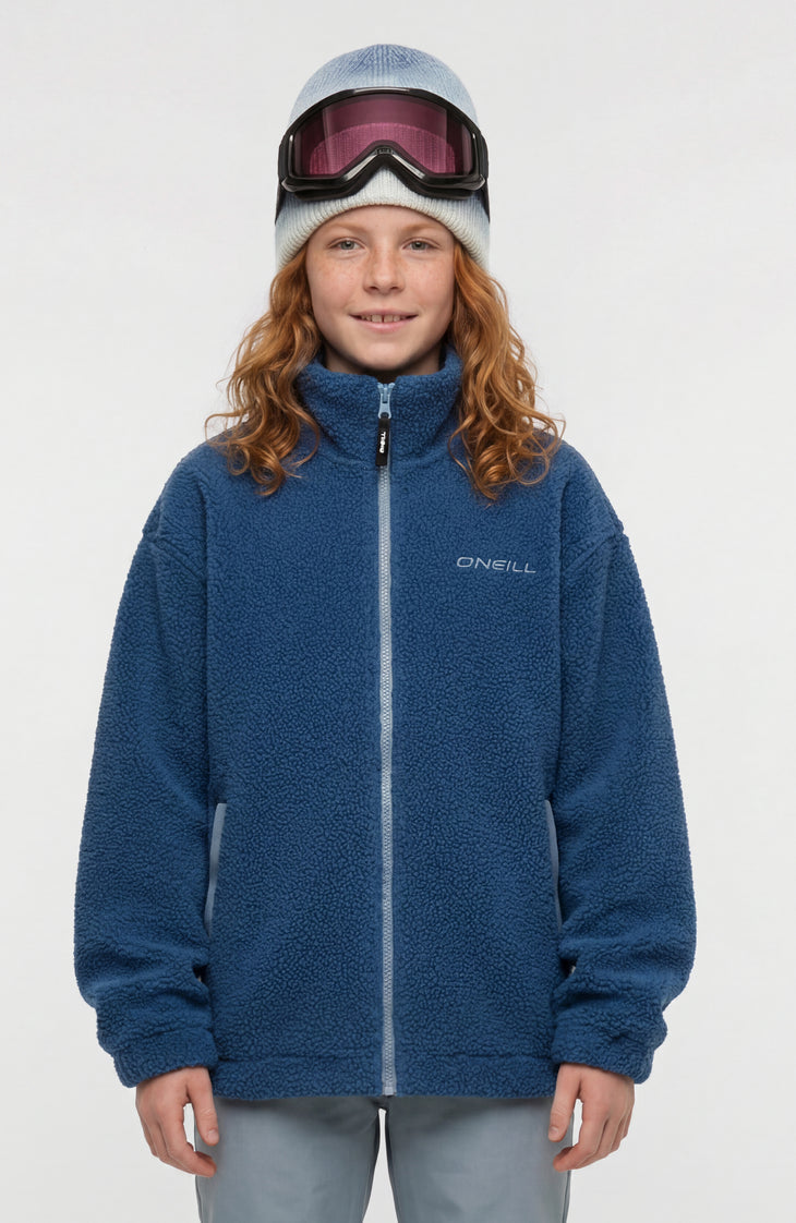 Flauschige Fleecejacke mit Reißverschluss | Regal Blue
