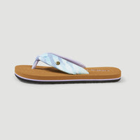 Ditsy Sun Sandalen | Blue Tie Dye