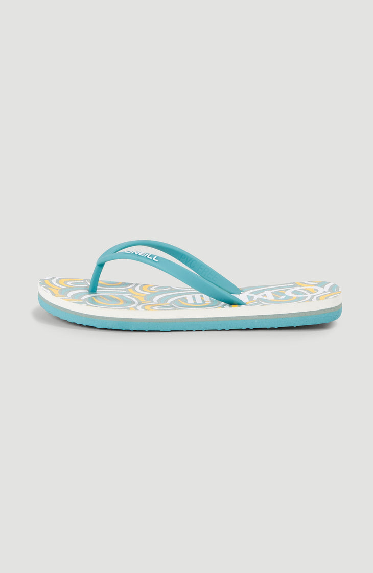 Profile Graphic Sandalen | Blue Rainbow Stripe