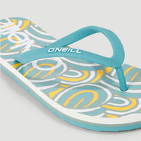 Profile Graphic Sandalen | Blue Rainbow Stripe