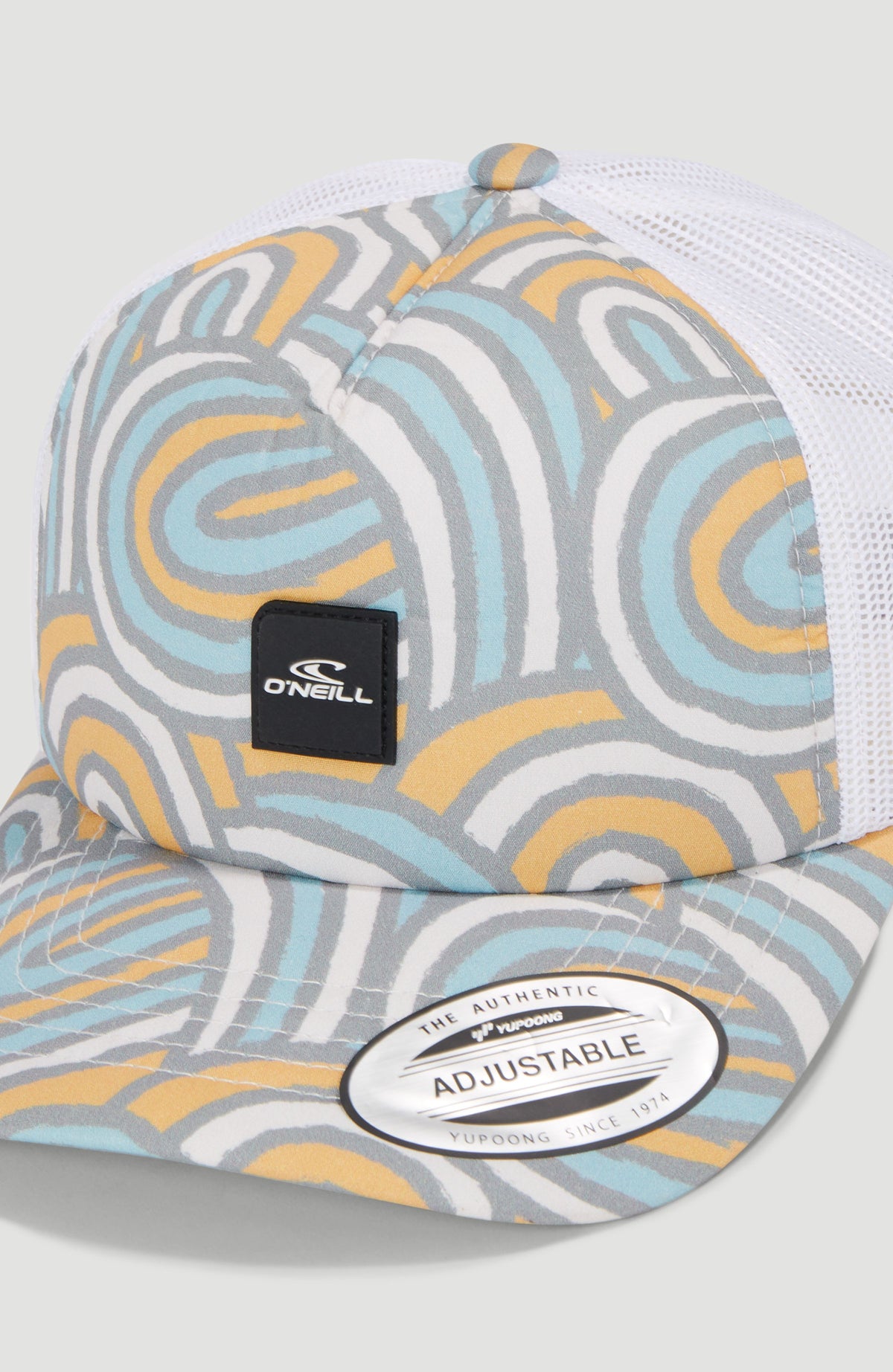 Flood Trucker Cap | Blue Rainbow Stripe
