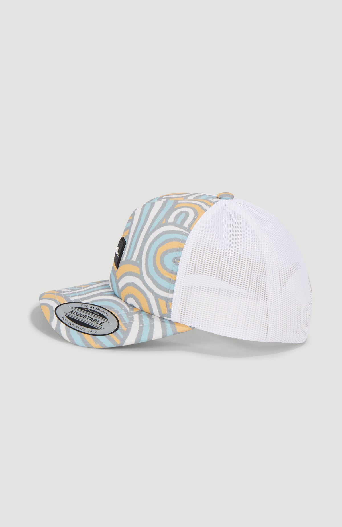 Flood Trucker Cap | Blue Rainbow Stripe