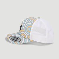 Flood Trucker Cap | Blue Rainbow Stripe