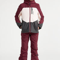 Carbonite Skijacke | Windsor Wine Colour Block