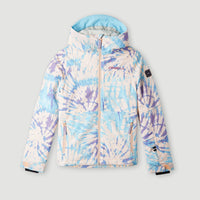 Lite Printed Skijacke | Pink Tie Dye