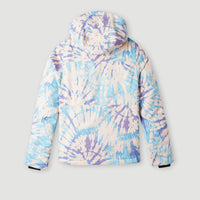 Lite Printed Skijacke | Pink Tie Dye