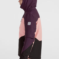 Carbonite Skijacke | Aubergine Colour Block