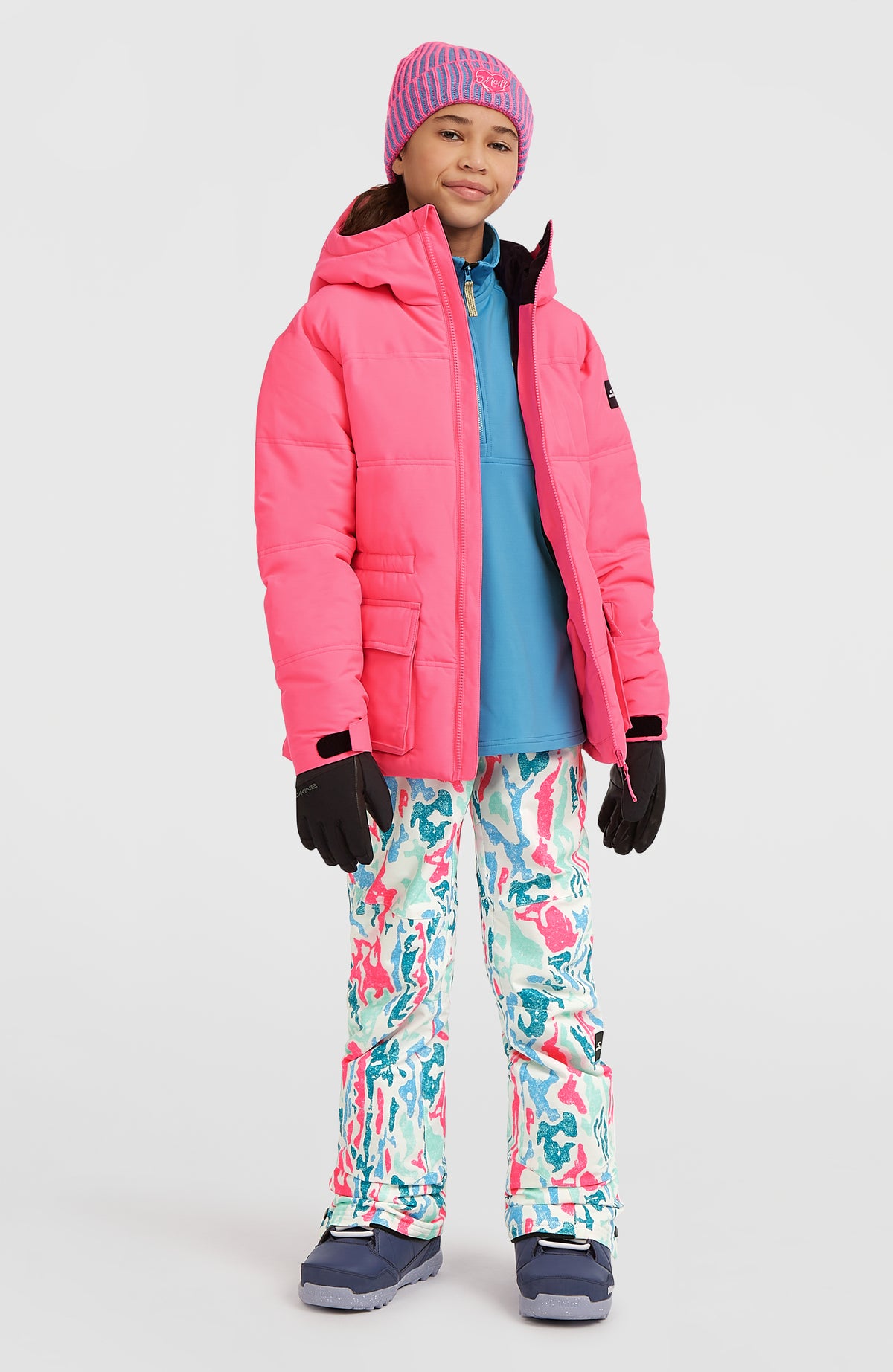 Gesteppte FWC'Cruz Skijacke | Skater Pink