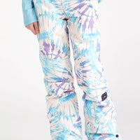 Star Printed Skihose | Pink Tie Dye