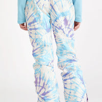 Star Printed Skihose | Pink Tie Dye