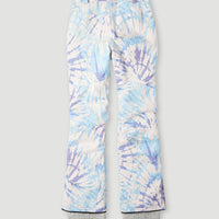 Star Printed Skihose | Pink Tie Dye