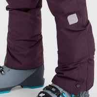 Star Regular Skihose | Aubergine