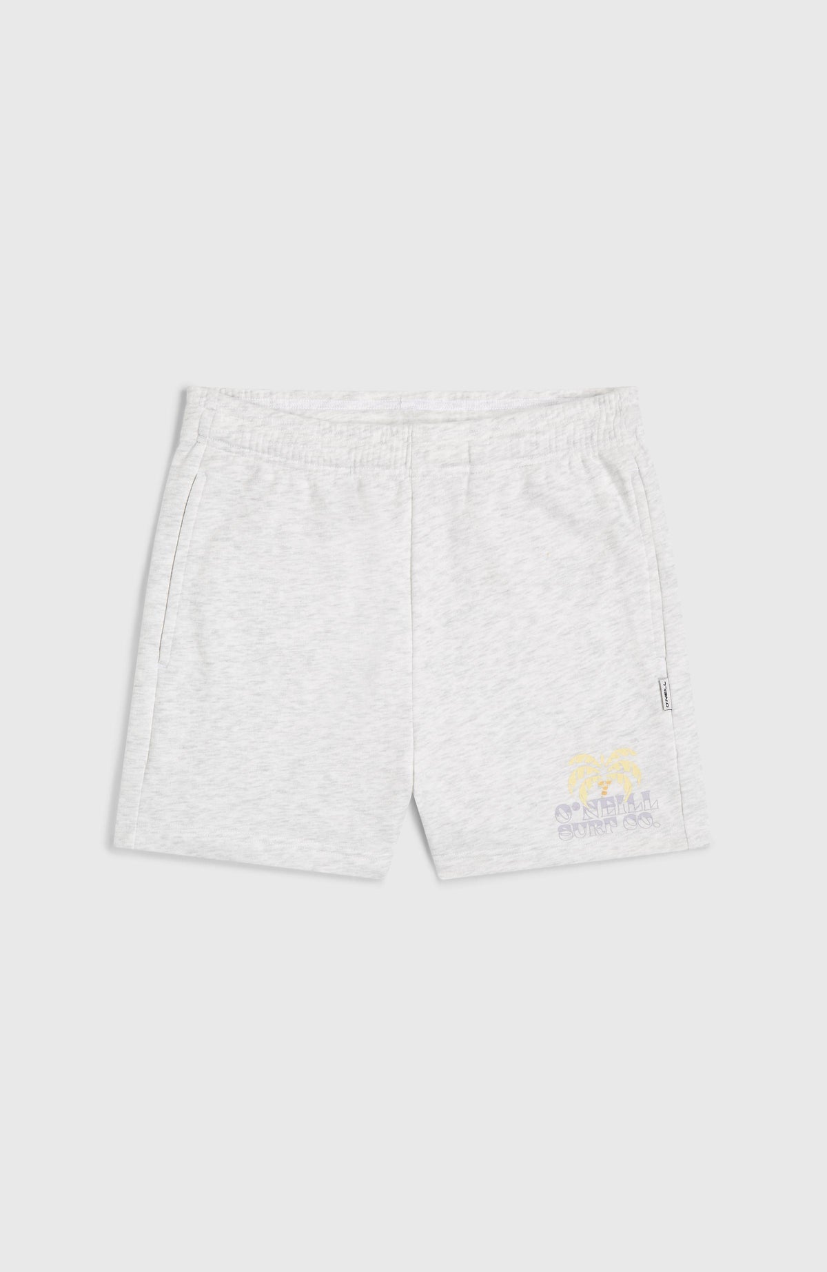 Heart Sweatshorts | White Melange