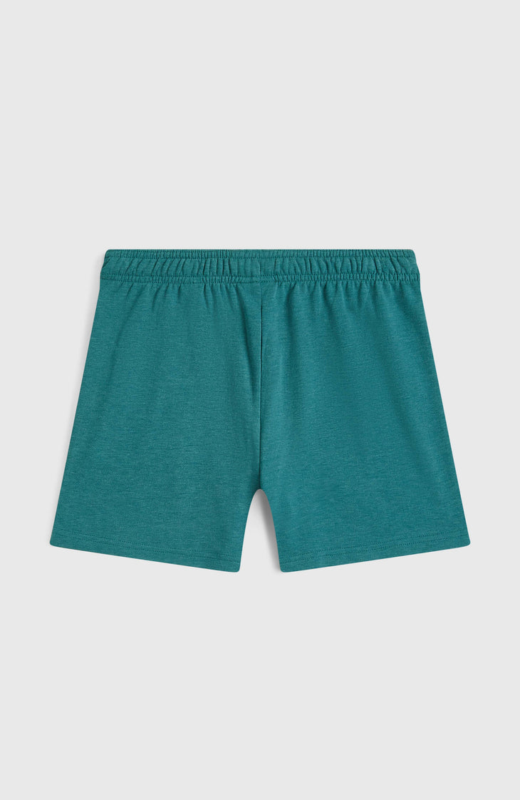 Essentials Script Sweatshorts | Botanical Heat