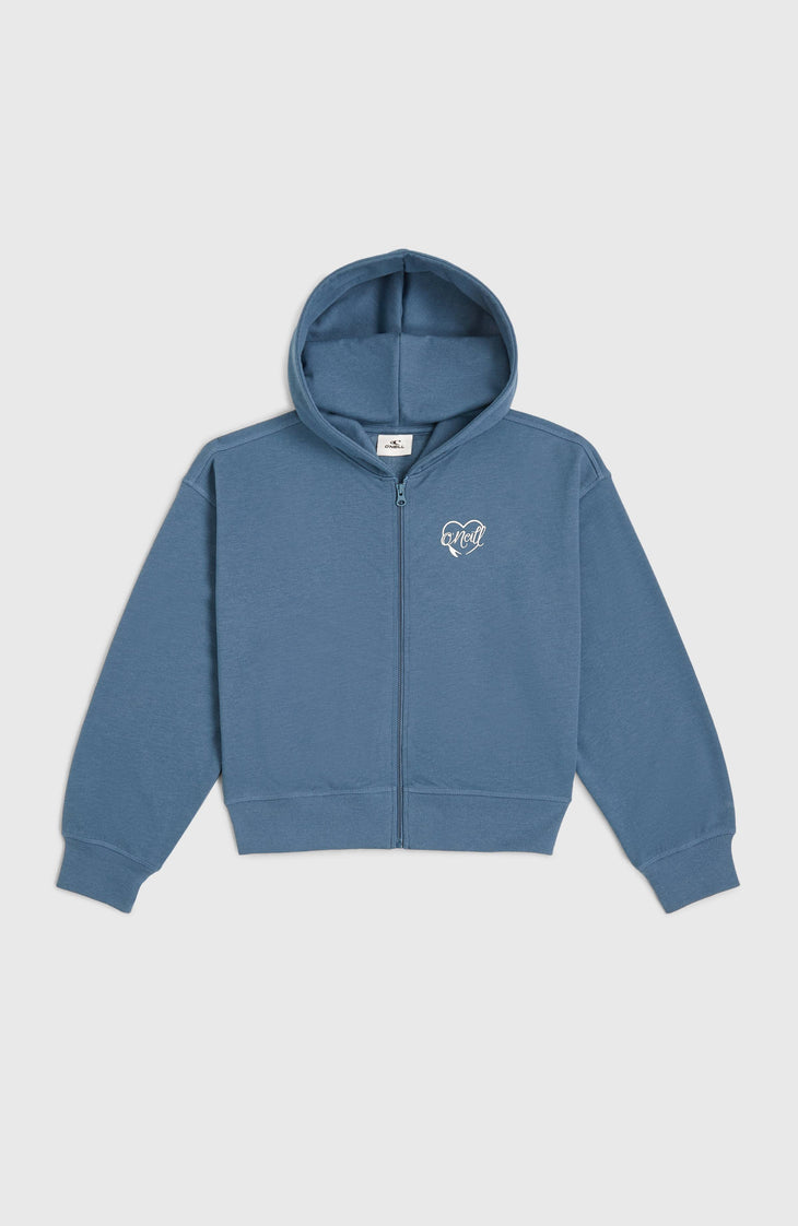 Script Kapuzenjacke mit Reißverschluss | Copen Blue