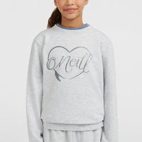Essentials Crew Sweatshirt | White Melange