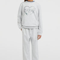 Essentials Crew Sweatshirt | White Melange
