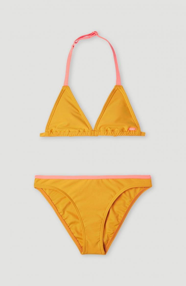 Essentials Triangel-Bikini-Set | Old Gold