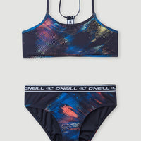 Sportclub Active Bralette Bikini Set | Black Future Fade