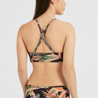 Tropics Bikini | Black Tropical Flower