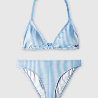 Surf State Triangel Bikini Set | Blue Simple Stripe