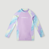 O'Neill Printed Longsleeve-Schwimmshirt | Blue Tie Dye